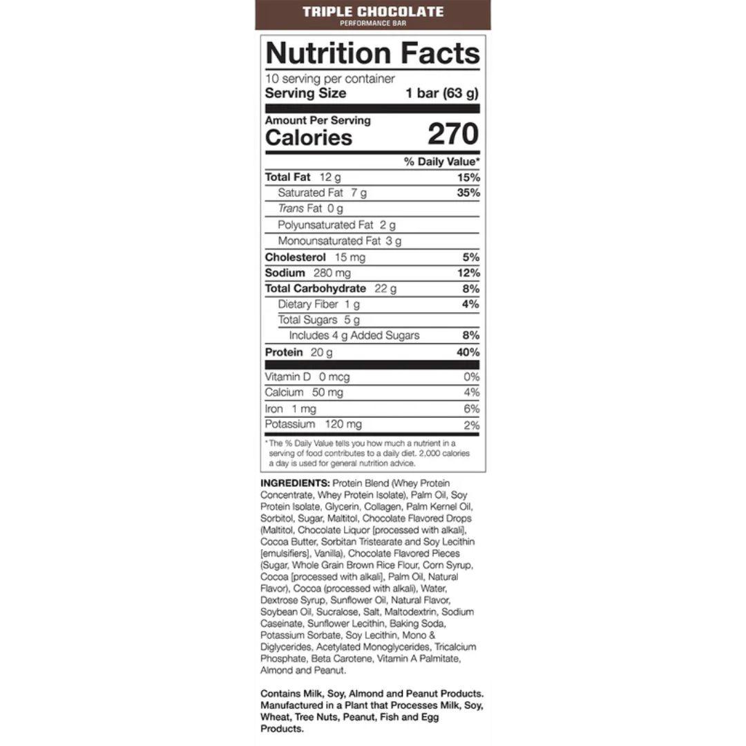 MTN OPS Triple Chocolate Mudslide Protein Bar